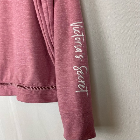 Victoria Secret Long Sleeve Open Back Pink Top - Picture 4 of 6